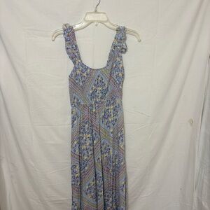 Derek Heart Floral Patterned Maxi Dress